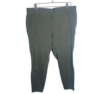 Loft Ponte Leggings Olive Green
